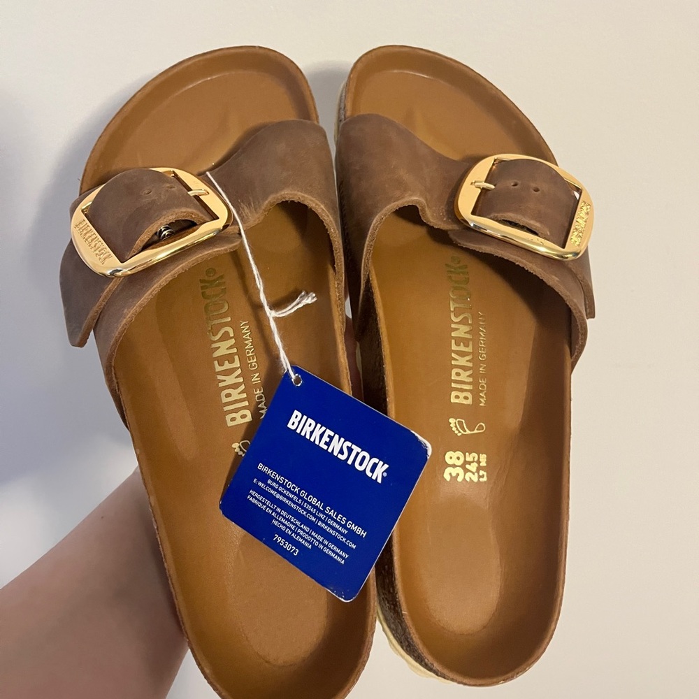Madrid Big Buckle Cognac